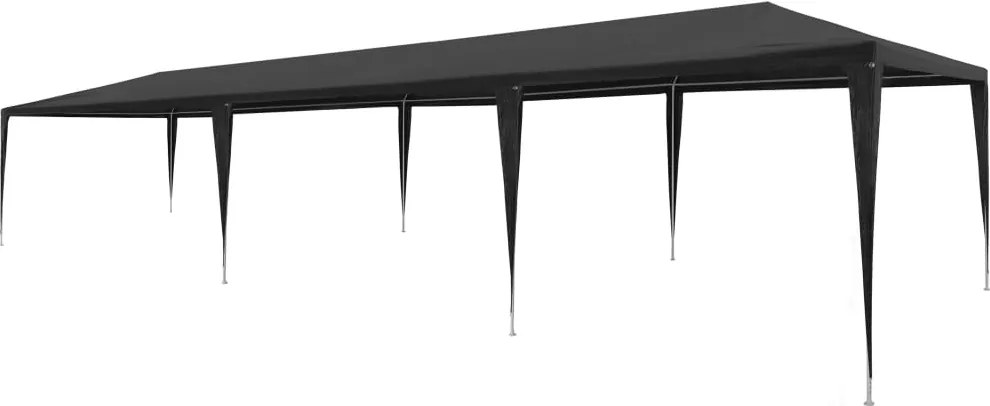 vidaXL antracitszürke PE rendezvénysátor 3 x 9 m