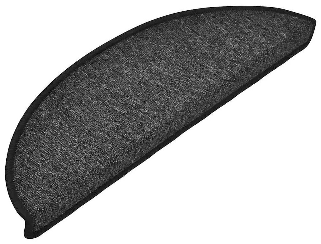 30 db antracitszürke lépcsőszőnyeg 56 x 17 x 3 cm