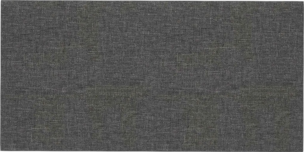 vidaXL Fali Fejtámla 12 pcs Sötétszürke 30 x 15 cm szövet