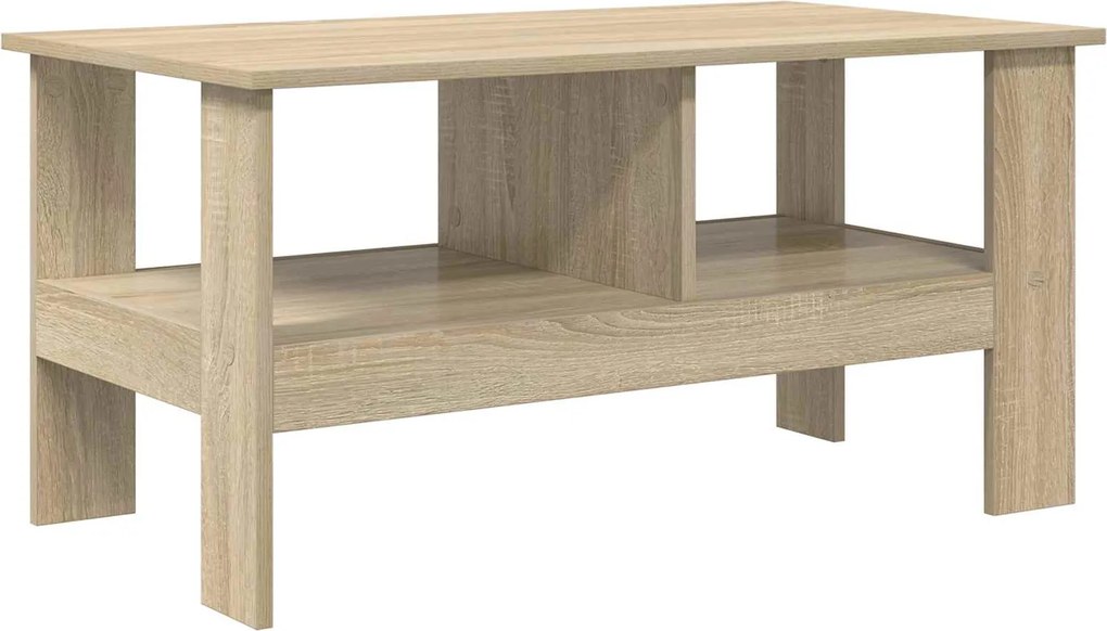 vidaXL Dohányzóasztal Sonoma tölgy 90 x 50 x 45 cm Faanyag