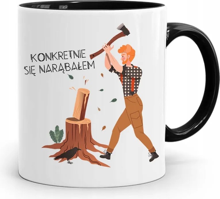 Favágóknak Bögre Fekete Születésnapi Ajándék fényképes nyomtatással