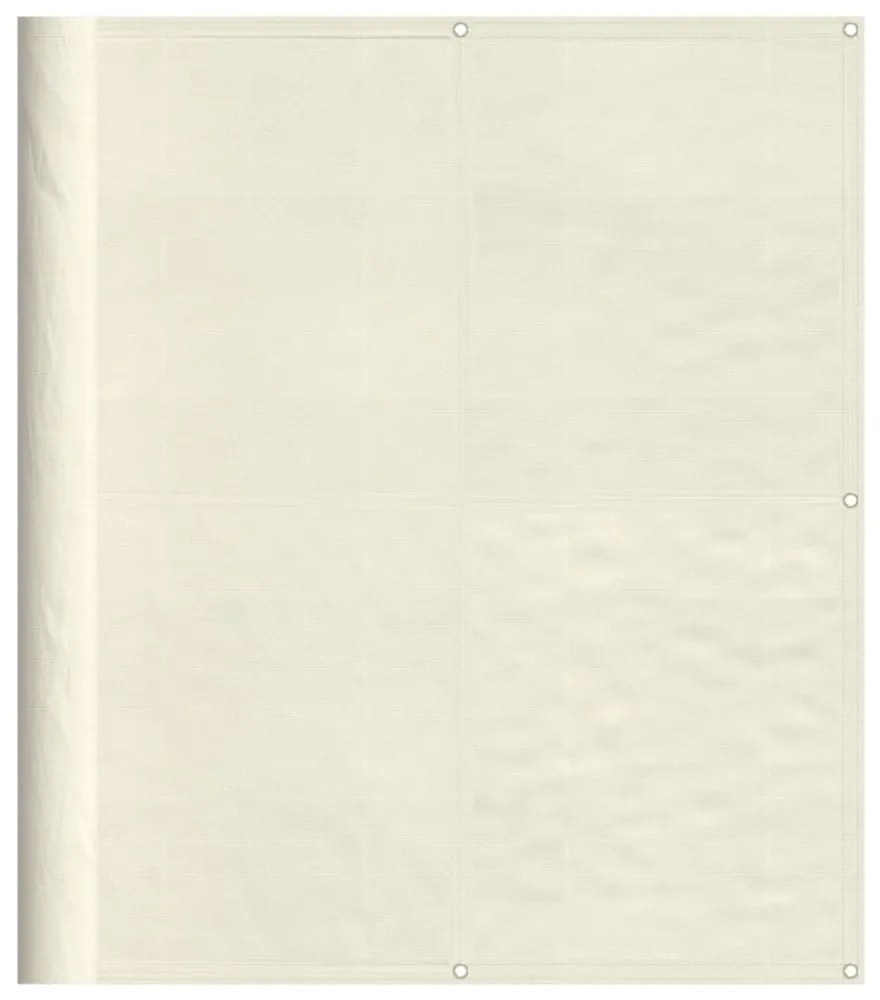 krémszínű erkélyparaván 100% oxford poliészter 120 x 700 cm