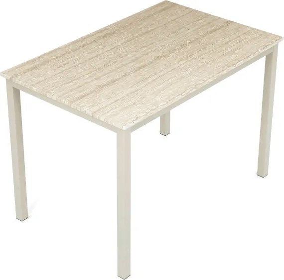 Étkezőasztal 110x70x75 cm, MDF, travertin, TRV