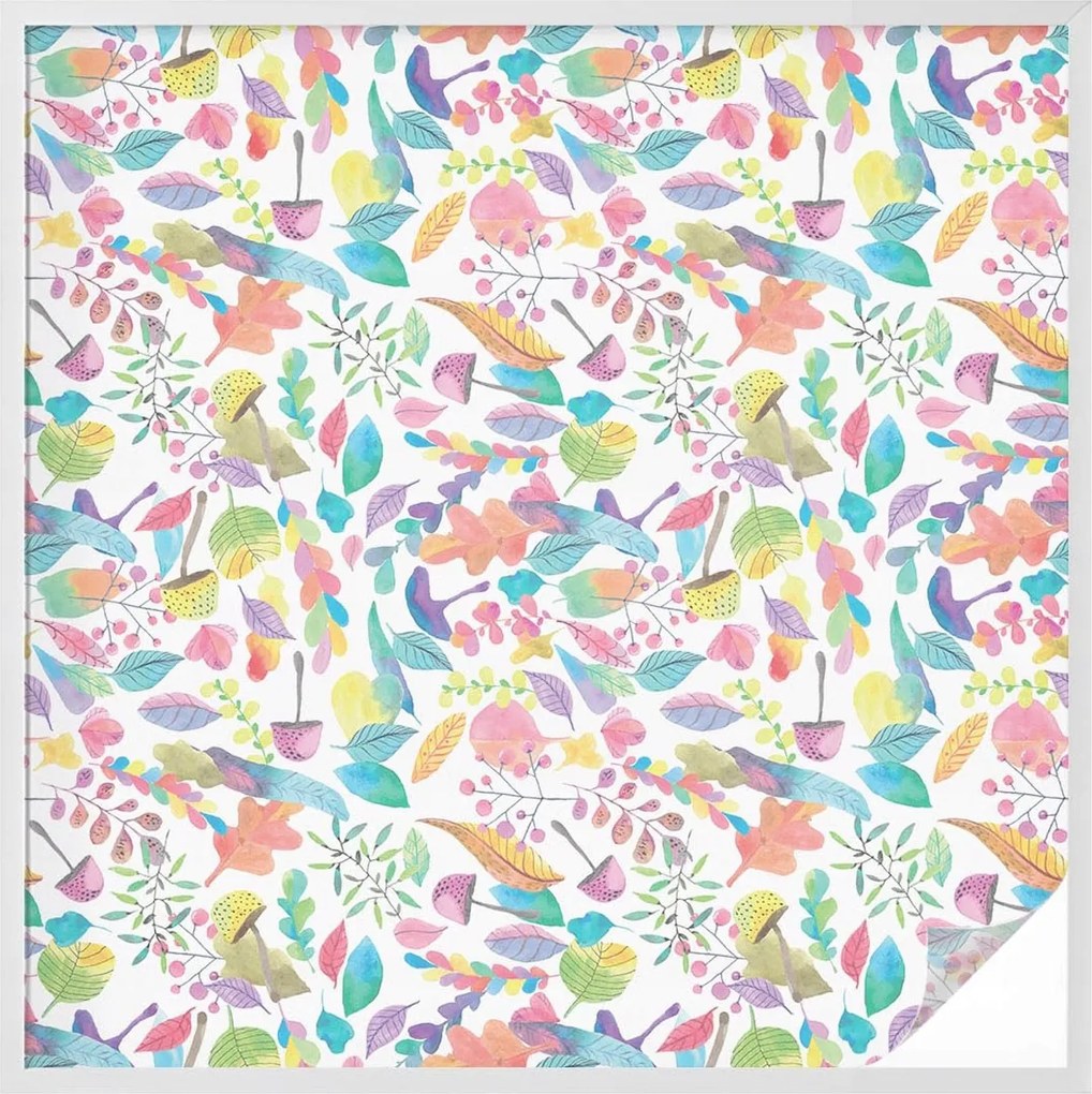 Öntapadós Ablakfólia Adatvédelem Színes kompozíció 100x100