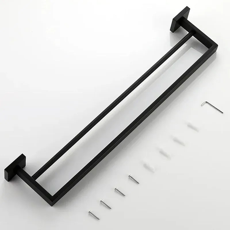 Fürdőszoba fogas Black ERLO 02