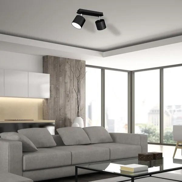 Spotlámpa DIXIE 2xGX53/11W/230V fekete