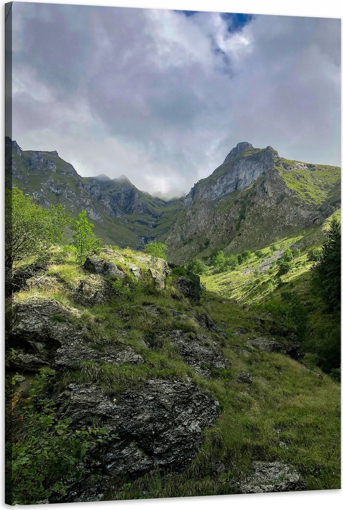 Vászonkép Természet Körbehajló hegyek 60x90 cm