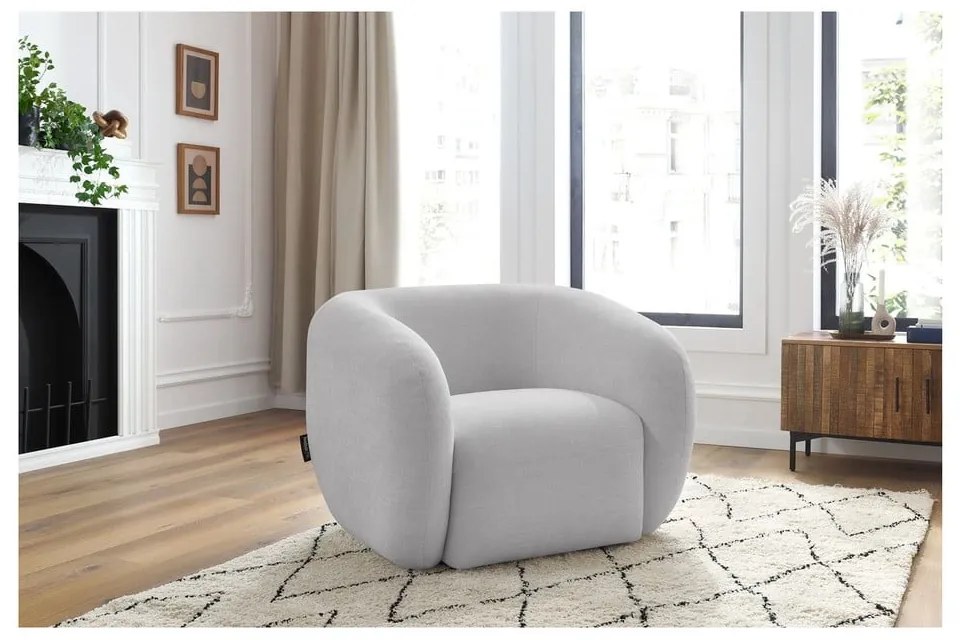 Szürke fotel Celine – Bobochic Paris