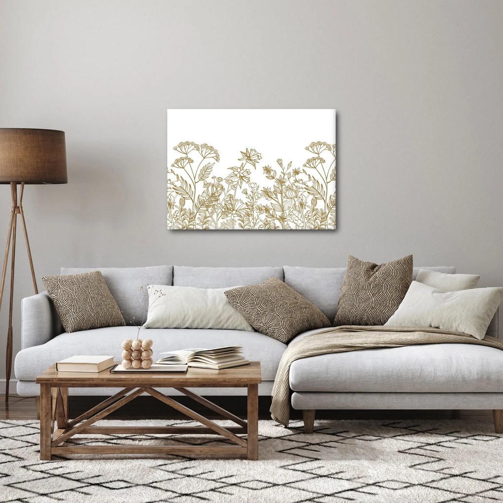 Kép - réti virágok (70x50 cm)
