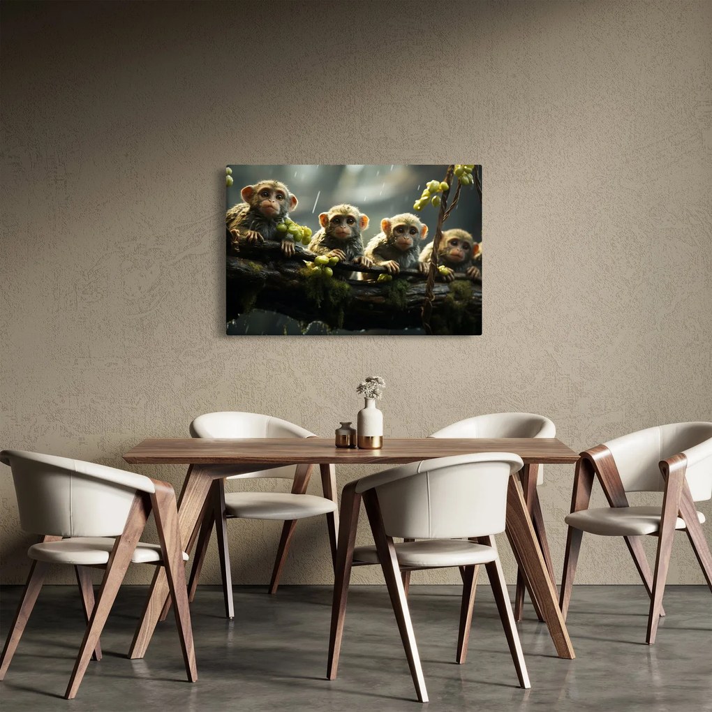 Kép - Majmok (90x60 cm)
