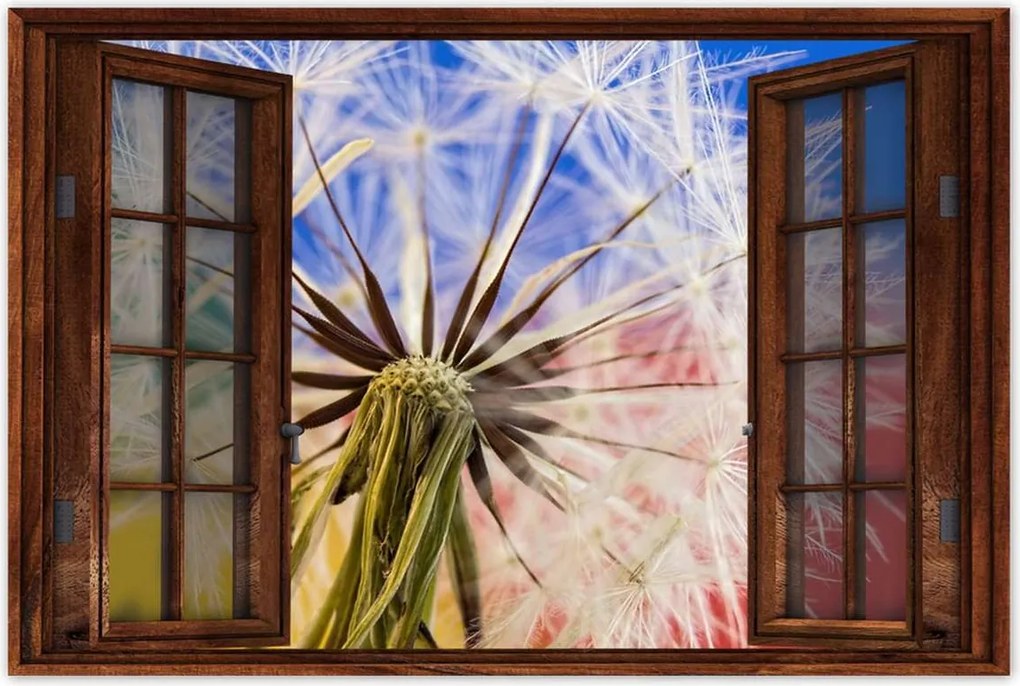 Poszterek 120x80 Pitypang színes