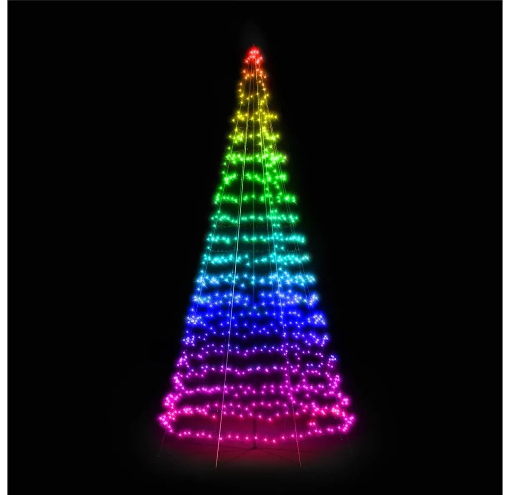 Twinkly TWP01KSPP-BEU - LED RGBW kültéri karácsonyfa TREE 1000xLED IP44 Wi-Fi