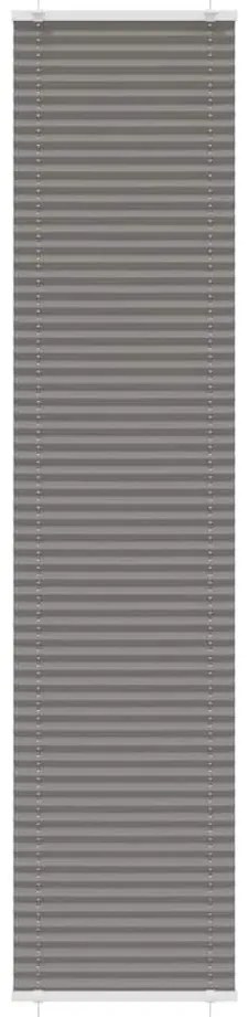 pliszírozott redőny antracit 50x200 cm szövetszélesség 49,4 cm