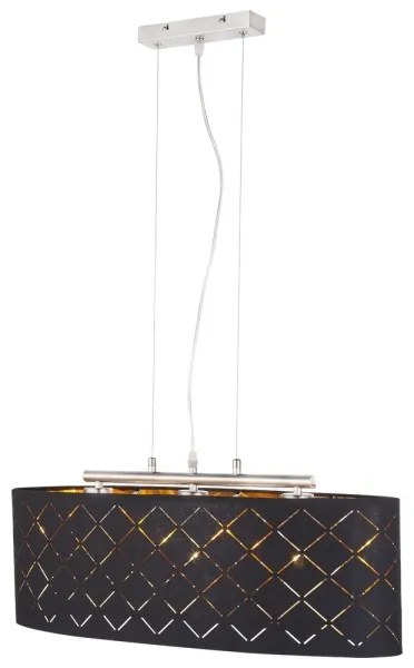 Globo 15229H2 - Csillár zsinóron CLARKE 3xE27/60W/230V