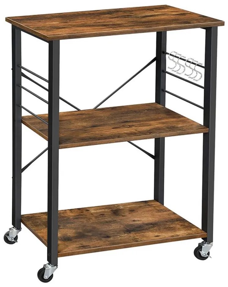 Tálalóasztalka MARGE barna