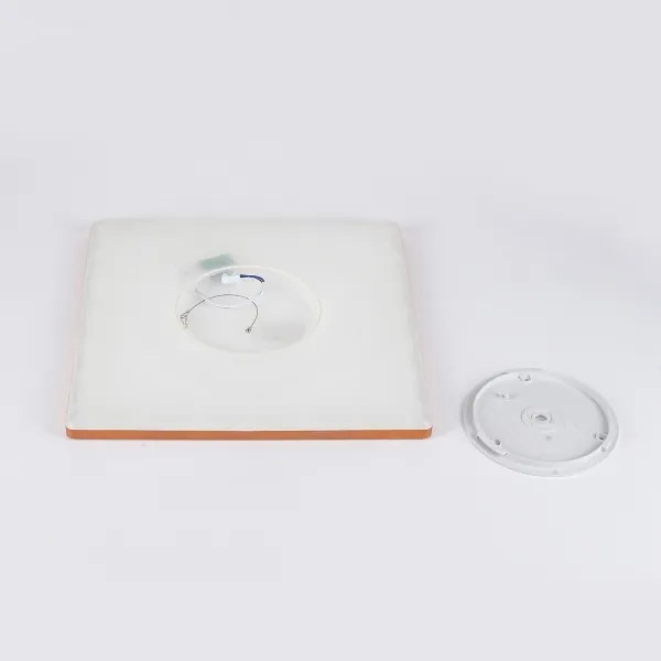 Brilagi - Ultra vékony fürdőszobai LED mennyezeti lámpa/24W/230V 42x42 cm rózsaarany IP54