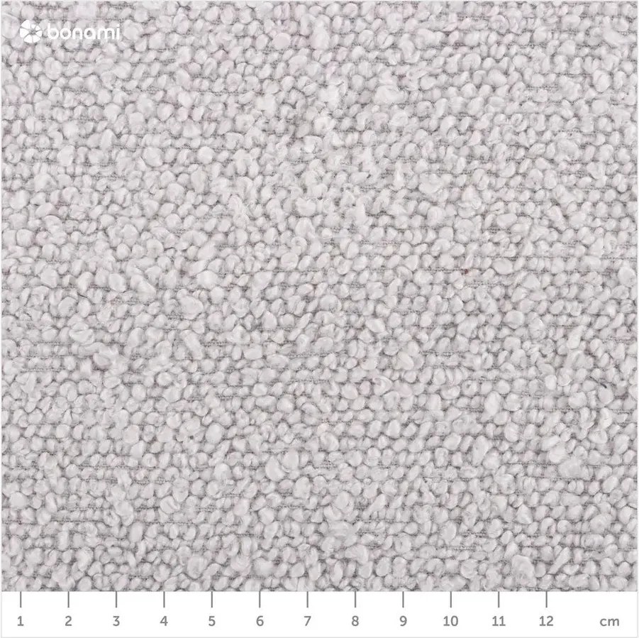 Világosszürke buklé kanapé 210 cm Essen – Cosmopolitan Design