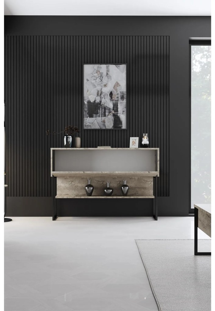 Nappali fal Luna set (travertin + fekete) . 1102331