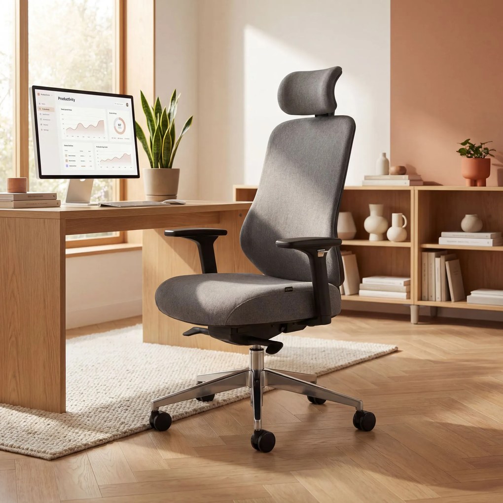 Ergonomikus irodai szék sötétszürke AXIS