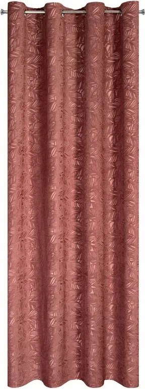 Függöny 140x250 rózsaszín sötét puha velúr
