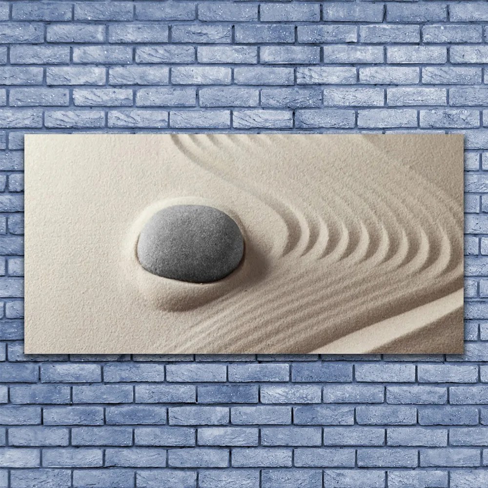Üvegkép falra homokkő Art 120x60cm