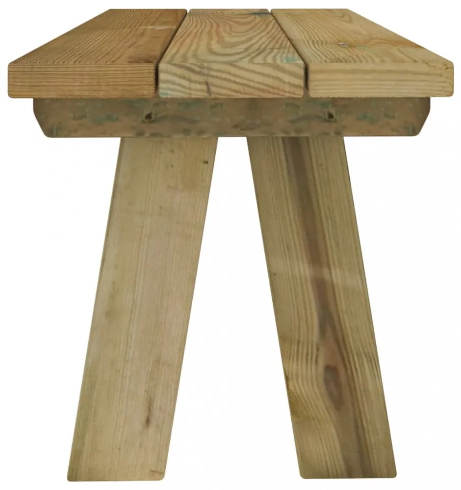 impregnált tömör fenyőfa kerti pad 110 cm