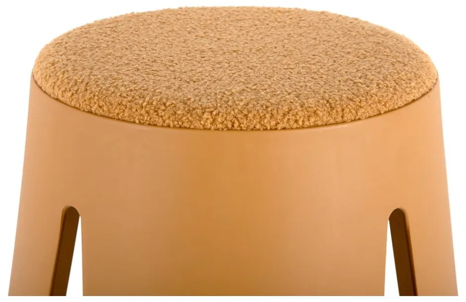 Okkersárga műanyag ülőke Savor – Leitmotiv