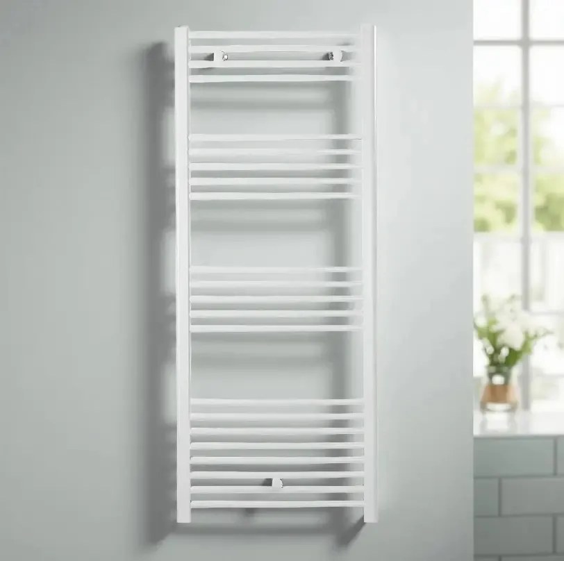 Törölközőszárító radiátor - Viva Platinum Therm - EGYENES - fehér - 700 x 1200 mm