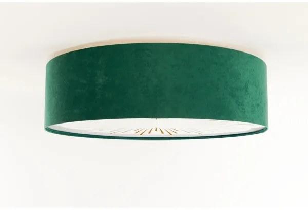 Mennyezeti lámpa RAYS 2xE27/60W/230V átm. 60 cm zöld