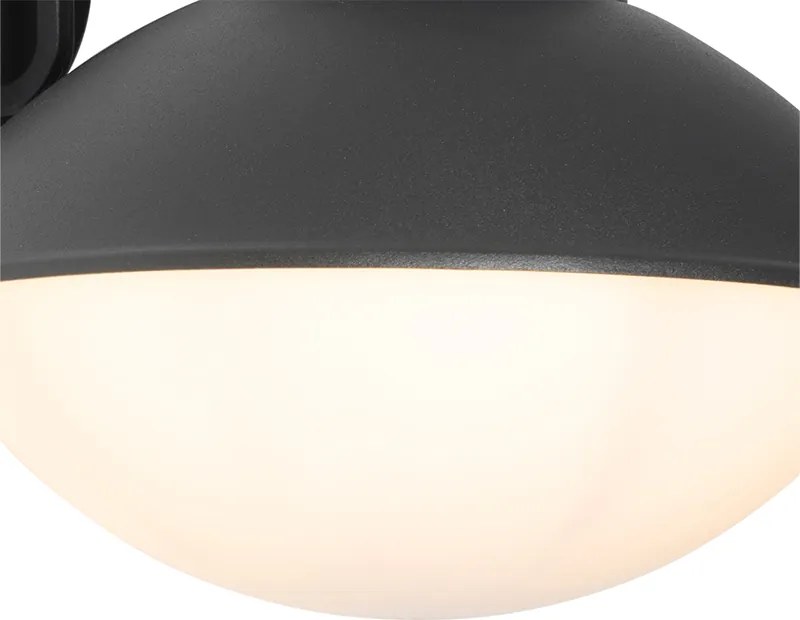 Modern kültéri fali lámpa fekete IP44 - Marcel