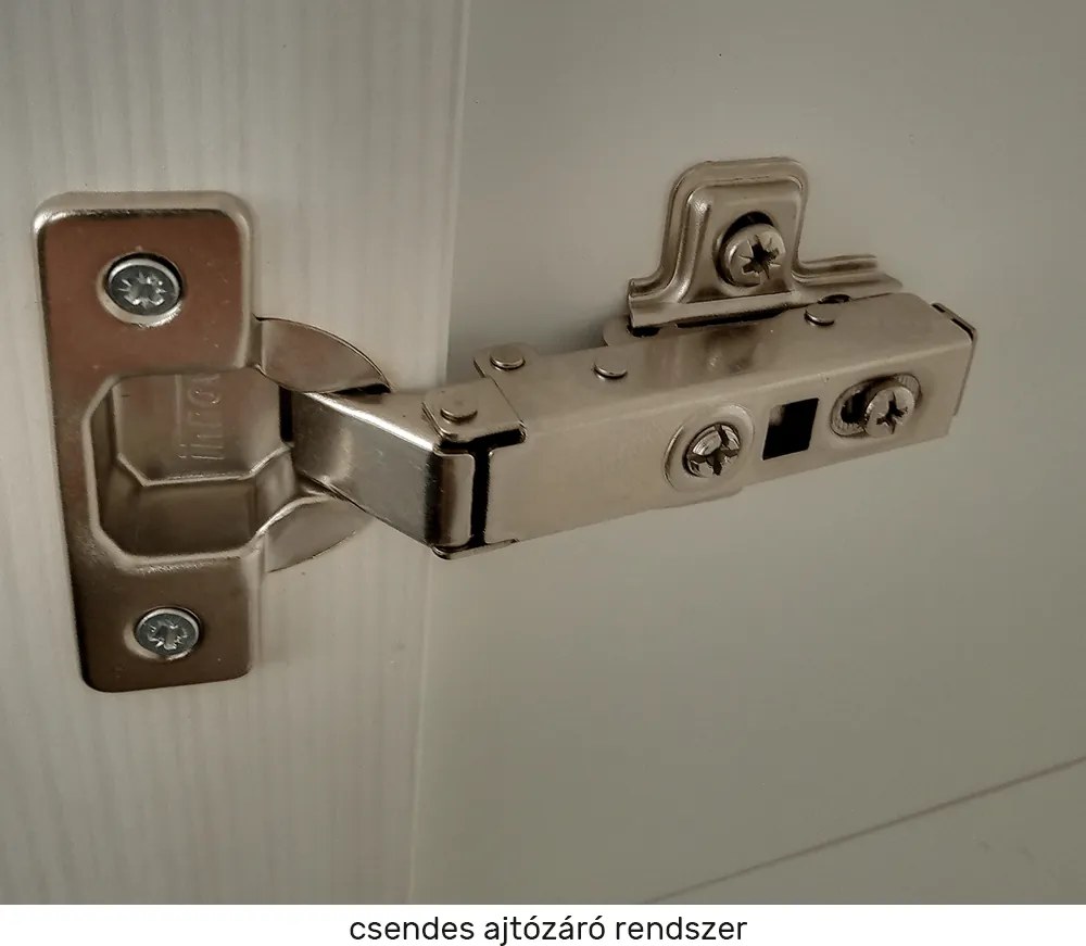 Élelmiszer szekrény D60P, fehér/sosna andersen, jobbos, PROVANCE