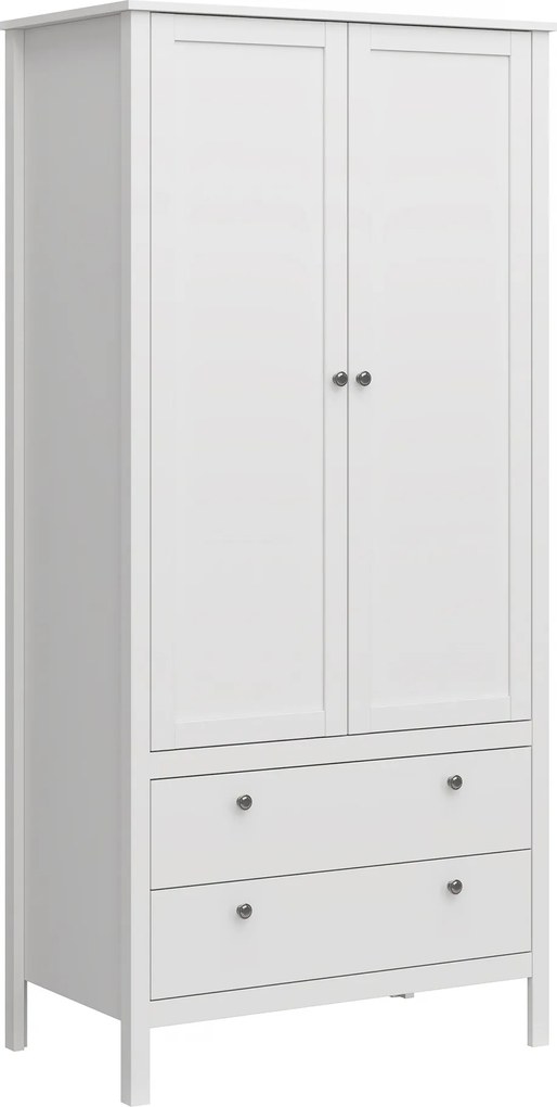 Szekrény 2D2S, fehér, OLJE