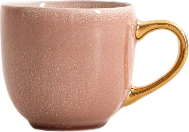 Viness bögre rózsaszín arany füllel 0,4 l Homla