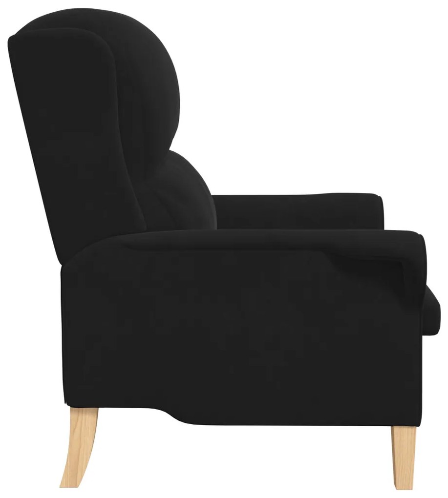 Fekete Karosszék Fekete Szövet, Fa Standard Ergonomikus