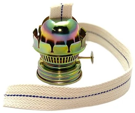 KLÁRA 34 cm-es petroleumlámpa, erdei zöld