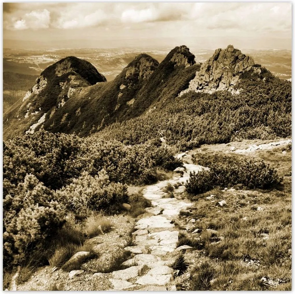 Poszterek 30x30 Tátra Lengyel hegyek Kilátás