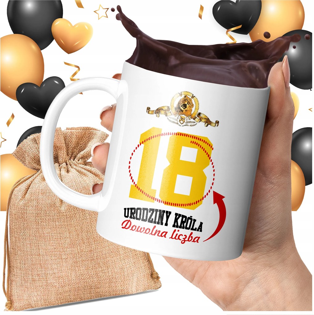 Nyomtatott Bögre Személyre Szabott Ajándék A Király 18 20 30 40. Születésnapjára