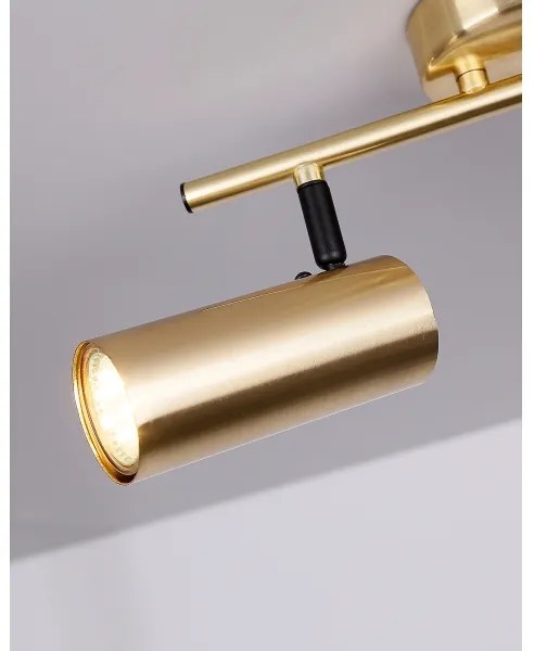 spotlámpa COLLY 2xGU10/15W/230V arany