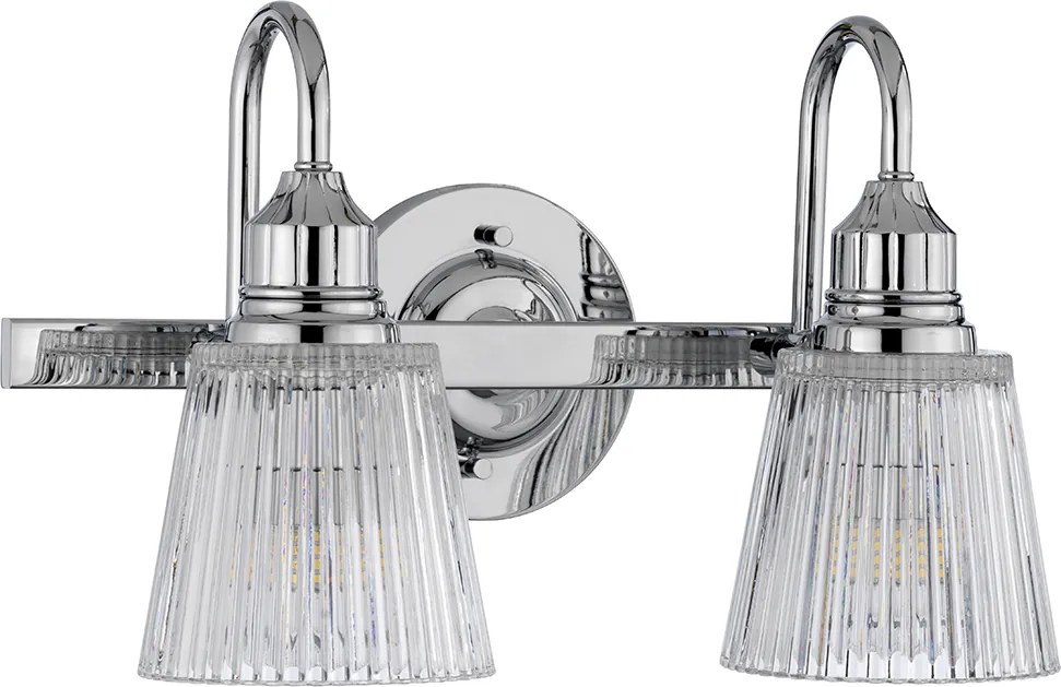 Quintiesse modern fürdőszobai lámpa addison csiszolt króm elsqn-addison2-bath IP44