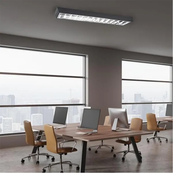 Fénycsöves lámpa T8 2xG13/18W/230V 120 cm fekete