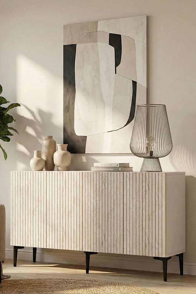 Zeynep 180 - White, Travertine