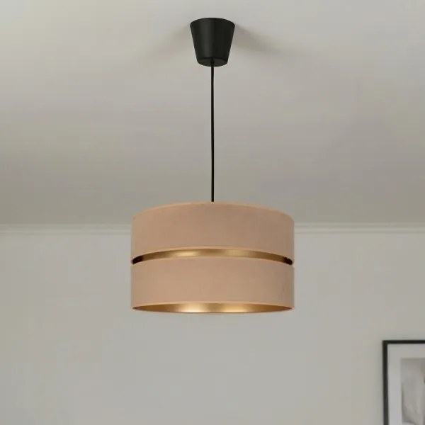 Brilagi - DUO-DUO kábeles csillár 1xE27/60W/230V átm. 40 cm bézs/arany