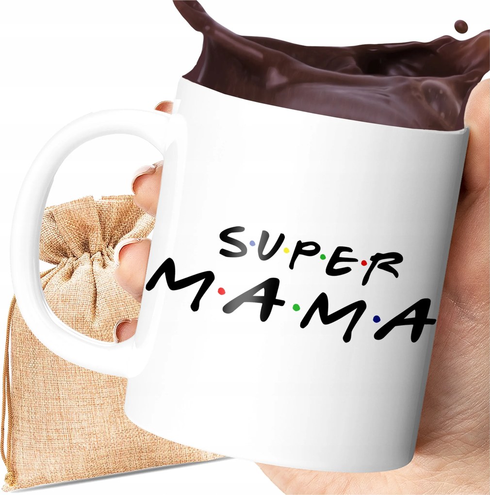 Bögre Anyukának Szuper Anya Ajándék Anyák Napja Nyomott Minta