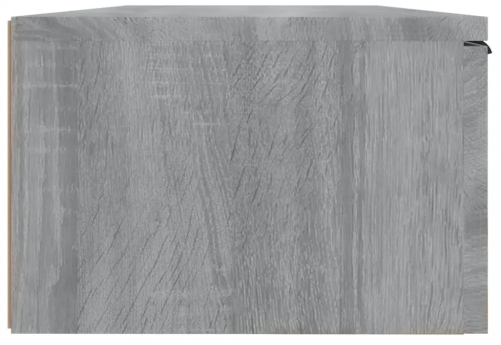 2 db szürke sonoma szerelt fa fali szekrény 68 x 30 x 20 cm