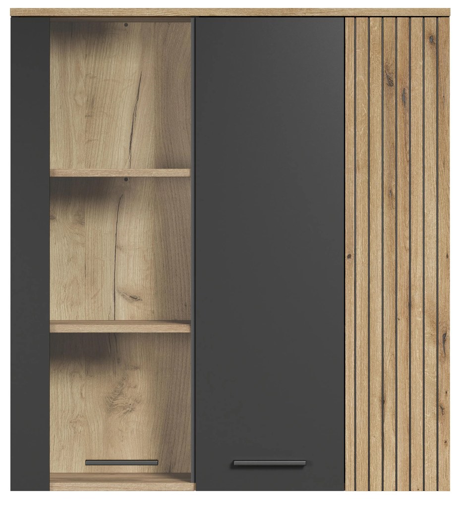 Függesztett vitrin Esferas (grafit + evoke tölgy) . 1116831