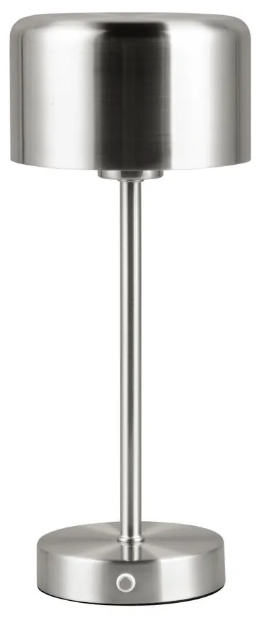 Ezüstszínű LED dimmelhető asztali lámpa (magasság 30 cm) Jeff – Reality