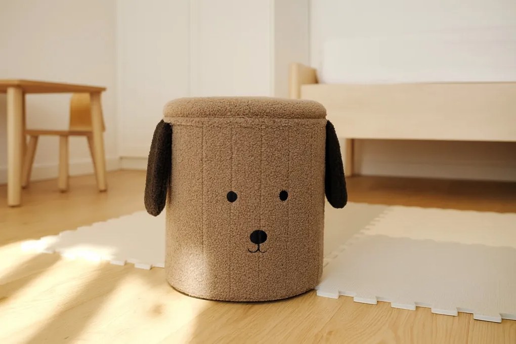 Összecsukható puff tárolóval 28 x 28 x 34 cm