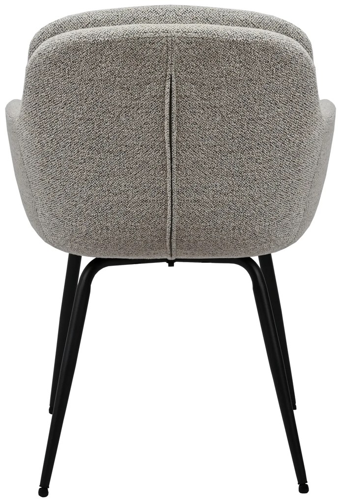 MAZZONI EXPORT GEORGIA Beige Latte (Monza 60 szövet) - MODERN KÁRPITOZOTT BOUCLÉ SZÉK NAPPALIBA/ÉTKEZŐBE/LOFT IRODÁBA