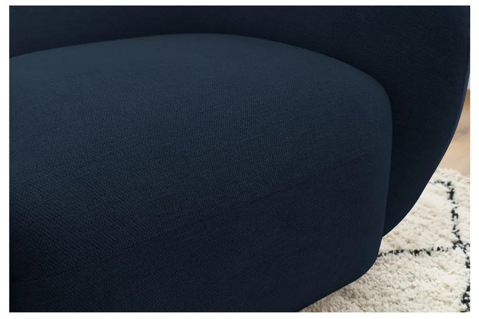 Sötétkék fotel Celine – Bobochic Paris