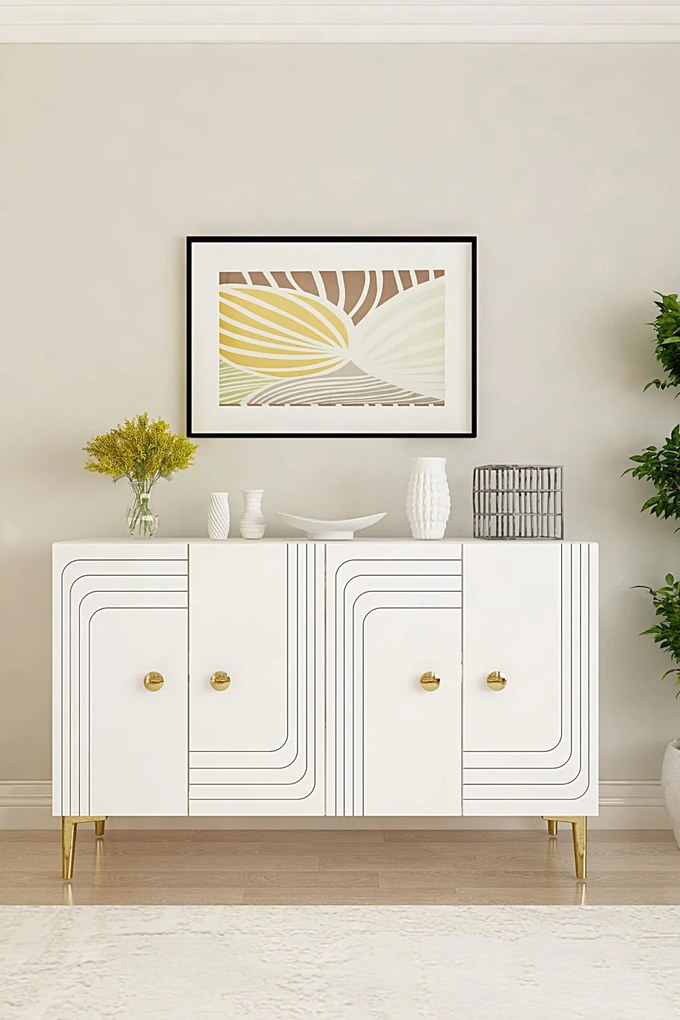 Lessi 120 - White, Gold